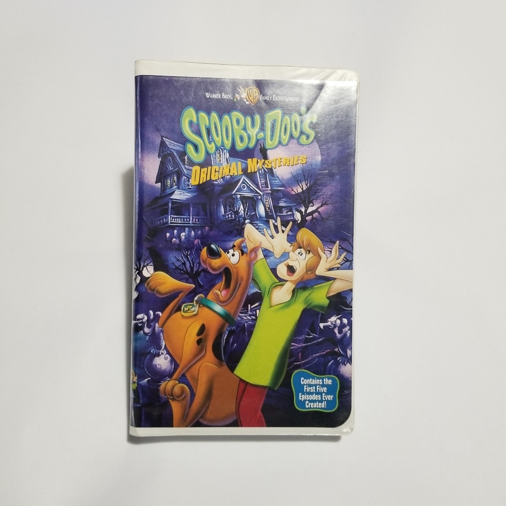 Scooby-Doo's Original Mysteries VHS Tape With The First Five Episodes Created
